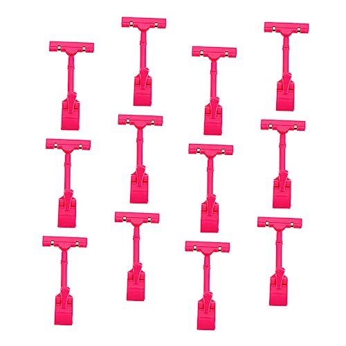 jojofuny 12 Stück Preisschildhalter Karten-Clip Tag-Klemme Etikettenhalter für den Einzelhandel Doppelkopf-Display-Clip Warenschildclip aus Kunststoff Zeichenetikettenklemmen Plastik Rosig jojofuny 12 Stück Preisschildhalter Karten-Clip Tag-Klemme Etikettenhalter für den Einzelhandel Doppelkopf-Display-Clip Warenschildclip aus Kunststoff Zeichenetikettenklemmen Plastik Rosig von jojofuny