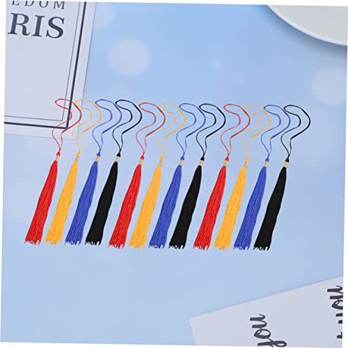 jojofuny 12 Stück Teiliges Abschlussquasten Rot Blau Gelb Schwarz Hochwertige Polyester Quasten für Absolventenhüte Vielseitige Deko und Geschenkidee für Schulabschlussfeiern jojofuny 12 Stück Teiliges Abschlussquasten Rot Blau Gelb Schwarz Hochwertige Polyester Quasten für Absolventenhüte Vielseitige Deko und Geschenkidee für Schulabschlussfeiern von jojofuny