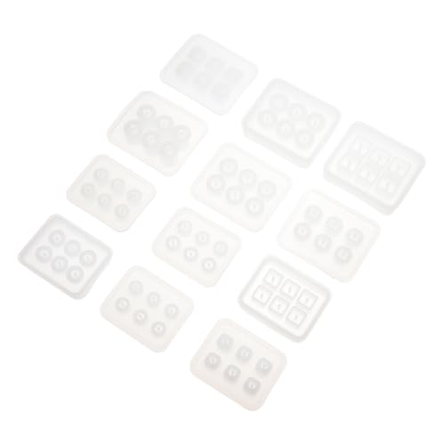 jojofuny 12 Stück Teiliges Diy Kristallharz Set für Schmuckherstellung Silikonformen für Anhänger und Kreative Gießwerkzeuge für Bastelprojekte jojofuny 12 Stück Teiliges Diy Kristallharz Set für Schmuckherstellung Silikonformen für Anhänger und Kreative Gießwerkzeuge für Bastelprojekte von jojofuny