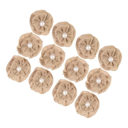 jojofuny 12 Stück Teiliges Jute Blumen Set mit Perlen Grobe Strukturierte Handgefertigte Dekoration für DIY Kleidung Hochzeitsfeier Party Heimdekor Natürliche Farbe jojofuny 12 Stück Teiliges Jute Blumen Set mit Perlen Grobe Strukturierte Handgefertigte Dekoration für DIY Kleidung Hochzeitsfeier Party Heimdekor Natürliche Farbe von jojofuny