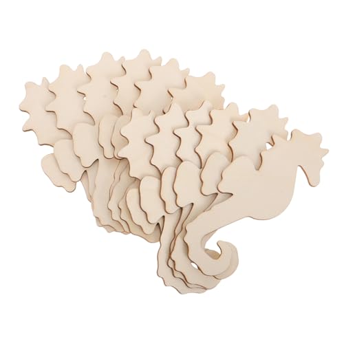 jojofuny 12 Stück Teiliges Kleine Holzmotiv zum Bemalen Unvollendete Holzfiguren für DIY Bastelprojekte Leichte Holzdekorationen für Kreative Malerei und Individuelle Handwerkskunst von jojofuny
