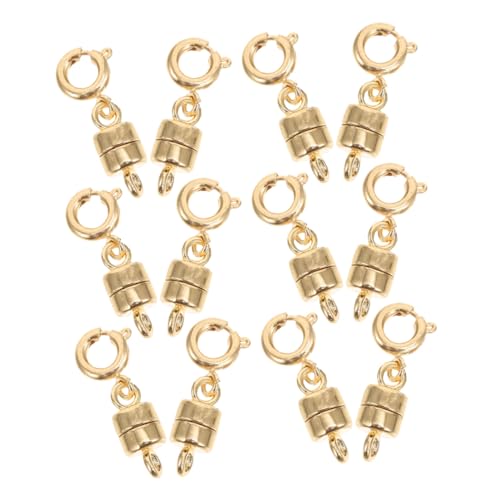 jojofuny 12 Stück Teiliges Magnetverschluss Schmuck Kettenverlängerung und Adapter Sicherer Magnetverschluss für Halsketten Armbänder und Fußkettchen Einfache Handhabung Vielseitig jojofuny 12 Stück Teiliges Magnetverschluss Schmuck Kettenverlängerung und Adapter Sicherer Magnetverschluss für Halsketten Armbänder und Fußkettchen Einfache Handhabung Vielseitig von jojofuny