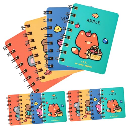 jojofuny 12 Stück Teiliges Mini Notizblock mit Spiralbindung Kleines Tragbares Memo notizbuch in Süßen Cartoon tierdesigns für Schule Büro und Kreative Notizen Unterwegs jojofuny 12 Stück Teiliges Mini Notizblock mit Spiralbindung Kleines Tragbares Memo notizbuch in Süßen Cartoon tierdesigns für Schule Büro und Kreative Notizen Unterwegs von jojofuny