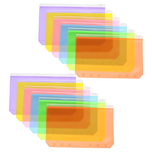 jojofuny 12 Stück Teiliges PVC Dokumententaschen Wasserfest Gelocht für Ringbuch Ordner Vielseitige Aufbewahrung von Rechnungen Karten und Dokumenten für Büro Schule und Reisen jojofuny 12 Stück Teiliges PVC Dokumententaschen Wasserfest Gelocht für Ringbuch Ordner Vielseitige Aufbewahrung von Rechnungen Karten und Dokumenten für Büro Schule und Reisen von jojofuny