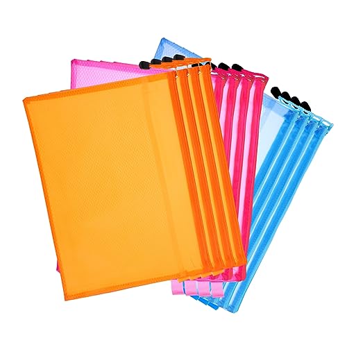 jojofuny 12 Stück Teiliges Reißverschluss Datei Klaren Aufbewahrungstaschen für Dokumente Kosmetik Bürobedarf Format für Schule und Reisen mit Hoher Kapazität jojofuny 12 Stück Teiliges Reißverschluss Datei Klaren Aufbewahrungstaschen für Dokumente Kosmetik Bürobedarf Format für Schule und Reisen mit Hoher Kapazität von jojofuny