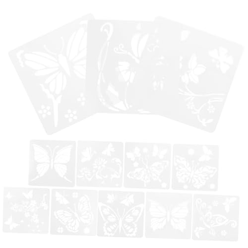 jojofuny 12 Stück Teiliges Schmetterling Malvorlagen Wiederverwendbare Schablonen DIY Bastelvorlagen für Leinwand Möbel Leicht zu Reinigen Stabile Kanten jojofuny 12 Stück Teiliges Schmetterling Malvorlagen Wiederverwendbare Schablonen DIY Bastelvorlagen für Leinwand Möbel Leicht zu Reinigen Stabile Kanten von jojofuny