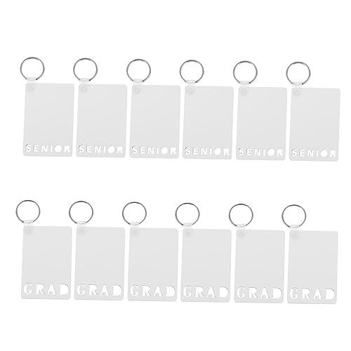 jojofuny 12 Stück Teiliges Sublimation Schlüsselanhänger aus Heat Transfer Blank Schlüsselring DIY Basteln Geschenkideen für Abschlussfeier und Persönliche Gestaltung jojofuny 12 Stück Teiliges Sublimation Schlüsselanhänger aus Heat Transfer Blank Schlüsselring DIY Basteln Geschenkideen für Abschlussfeier und Persönliche Gestaltung von jojofuny