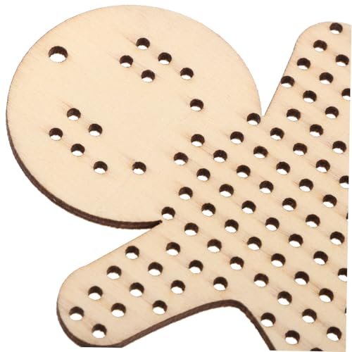 jojofuny 12 Stück Teiliges Unbemalter Holz Lebkuchenmann Anhänger Cross Stitch Holzplatten für Diy Weihnachtsbaum Deko Natürliche Holzornamente für Stickvorlagen und Handarbeiten jojofuny 12 Stück Teiliges Unbemalter Holz Lebkuchenmann Anhänger Cross Stitch Holzplatten für Diy Weihnachtsbaum Deko Natürliche Holzornamente für Stickvorlagen und Handarbeiten von jojofuny