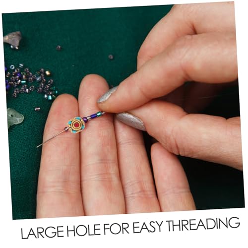 jojofuny 12 Stück Tibetische Buddhistische Spacer Perlen aus Massivem Messing mit Großem Loch Nepalesischer Ethno-stil Langlebige Metallische Schmuckperlen für DIY Armband Halskette jojofuny 12 Stück Tibetische Buddhistische Spacer Perlen aus Massivem Messing mit Großem Loch Nepalesischer Ethno-stil Langlebige Metallische Schmuckperlen für DIY Armband Halskette von jojofuny