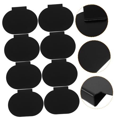 jojofuny 12 Stück Wiederverwendbare Korbclips mit Kreidetafel Design Abwischbare Preisetiketten für Aufbewahrungsboxen zur Kennzeichnung von Lebensmitteln und Gegenständen im Haushalt von jojofuny