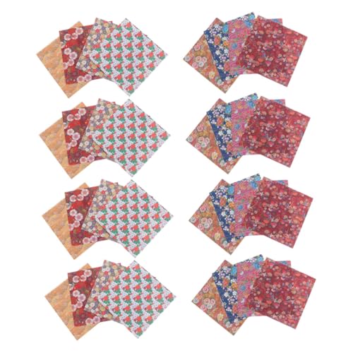 jojofuny 120 Blatt Doppelseitiges Origami bastelpapier mit Blumenmuster Quadratisches Faltpapier für DIY Handwerk Scrapbooking Papierfalten Geeignet für Junge Mädchen und Erwachsene von jojofuny