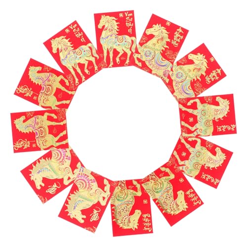jojofuny 120 Stück Jahr Des Pferdes Rote Umschläge Vietnamesisch Traditionell Papier Geldumschläge für Lunar Year Feier Familienfest Geburtstag Segenswünsche Geschenkumschläge jojofuny 120 Stück Jahr Des Pferdes Rote Umschläge Vietnamesisch Traditionell Papier Geldumschläge für Lunar Year Feier Familienfest Geburtstag Segenswünsche Geschenkumschläge von jojofuny