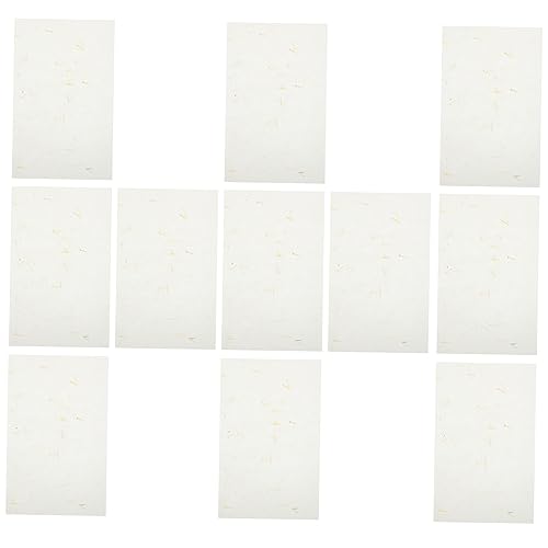 jojofuny 120 Stück Kalligraphie Briefpapier Reispapier für Chinesische Kalligrafie und Aquarellmalerei Dekoratives Schreibpapier für Briefe Notizen und Kunstwerke von jojofuny