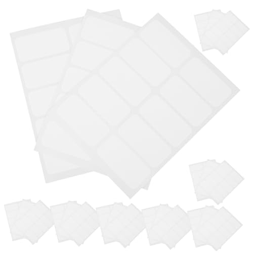 jojofuny 120 Stück Wäscheetiketten Für Kleidungsstücke Zubehör Kleidung Wäscheaufkleber Für Gläser Kleideretiketten Für Namensaufkleber Wiederverwendbare Etiketten Personalisierte von jojofuny