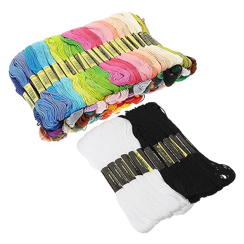 jojofuny 124 Stück Teiliges Set Bunte Stickgarne Tragbare Baumwollfäden für Diy Stickerei für Anfänger und Kreative Bastelprojekte jojofuny 124 Stück Teiliges Set Bunte Stickgarne Tragbare Baumwollfäden für Diy Stickerei für Anfänger und Kreative Bastelprojekte von jojofuny