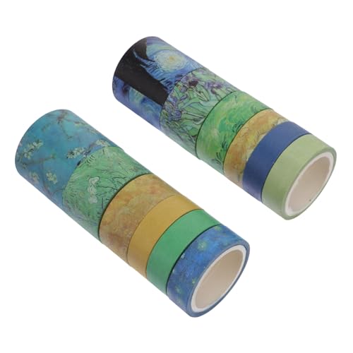 jojofuny 12Stücke Dekoratives Papierband Set Washi Tape für Notizbücher Scrapbooking Geschenkverpackung und Handarbeiten Klebeband mit Attraktiven Mustern jojofuny 12Stücke Dekoratives Papierband Set Washi Tape für Notizbücher Scrapbooking Geschenkverpackung und Handarbeiten Klebeband mit Attraktiven Mustern von jojofuny