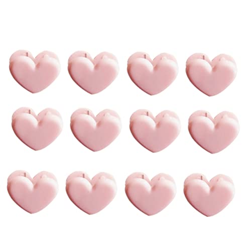 jojofuny 12Stücke Rosa Büroklammern Papierhalter für Studenten und Bürobedarf Mehrzweck Clips für Dokumente Ordner und Organisation Rosa von jojofuny