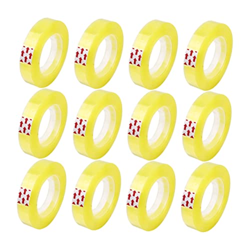 jojofuny 12Stücke Transparentes Klebeband Dichtungsband Für Versand Bürobedarf Und Verpackung Stark Haftend Und Vielseitig Einsetzbar Für Schule Zuhause jojofuny 12Stücke Transparentes Klebeband Dichtungsband Für Versand Bürobedarf Und Verpackung Stark Haftend Und Vielseitig Einsetzbar Für Schule Zuhause von jojofuny