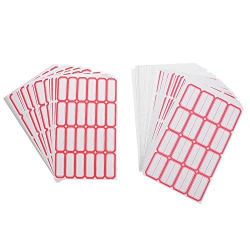 jojofuny 136 Blatt Klebeetiketten Für Das Büro Etiketten Für Schulmaterial Aufkleber Bürobedarf Tragbare Klebeetiketten Tragbare Preisschilder Handschriftliche Klebeetiketten Papier von jojofuny