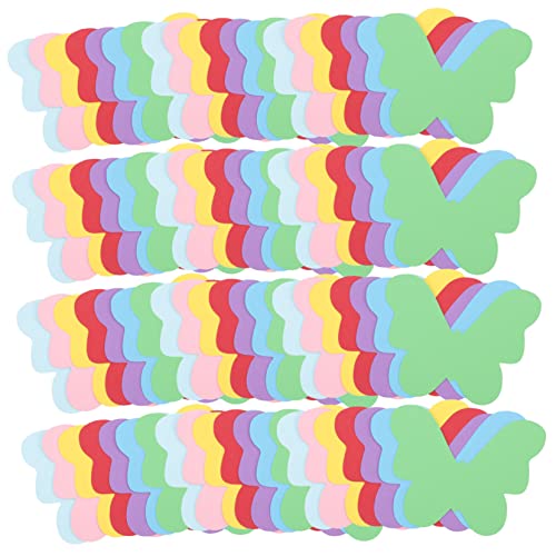 jojofuny 140 Stück DIY Papierschnitt Dekoration Zum Aufhängen Pädagogische Klassenzimmer Ausschnitte Für Papierausschnitte Wandkunst Schulhandwerk Papierdekorationen Farbiges von jojofuny