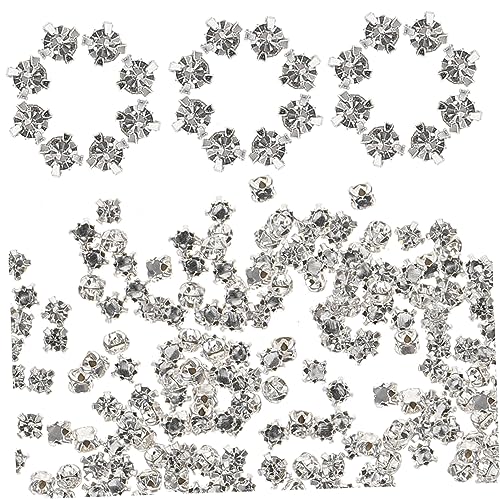 jojofuny 1440 Stück Handgenähte Strasssteine für Diy Kleidung Kristall Dekorative Materialien Weiß und Silber für Hochzeitskleider und Bastelprojekte jojofuny 1440 Stück Handgenähte Strasssteine für Diy Kleidung Kristall Dekorative Materialien Weiß und Silber für Hochzeitskleider und Bastelprojekte von jojofuny