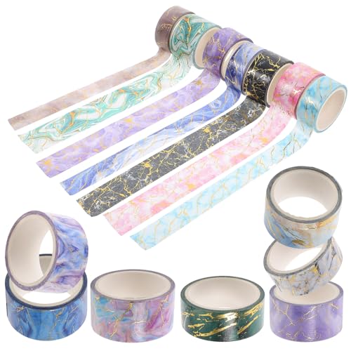 jojofuny 14Rollen Dekoratives Marmor Washi Tape Selbstklebendes Scrapbooking Klebeband DIY Handwerksaufkleber Farbiges Masking Tape für Journaling und Kreative Projekte jojofuny 14Rollen Dekoratives Marmor Washi Tape Selbstklebendes Scrapbooking Klebeband DIY Handwerksaufkleber Farbiges Masking Tape für Journaling und Kreative Projekte von jojofuny