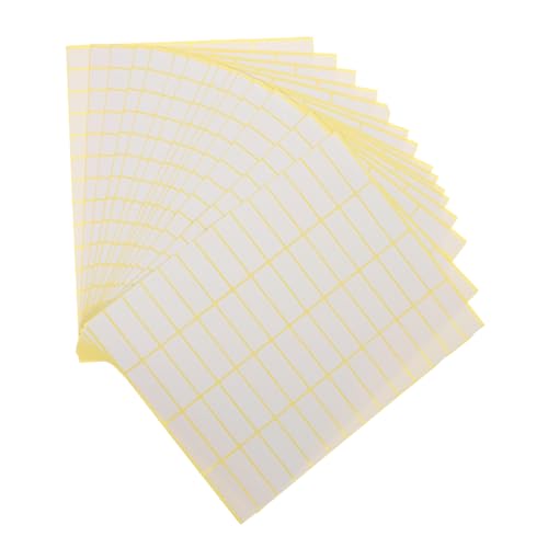 jojofuny 15 Blatt Preisetiketten Aufkleber Selbstklebend Blanko Sticker zum Beschriften mit Stift Vielseitig für Preisangaben Lagerorganisation und Büro Leicht Abziehbar Robust und jojofuny 15 Blatt Preisetiketten Aufkleber Selbstklebend Blanko Sticker zum Beschriften mit Stift Vielseitig für Preisangaben Lagerorganisation und Büro Leicht Abziehbar Robust und von jojofuny