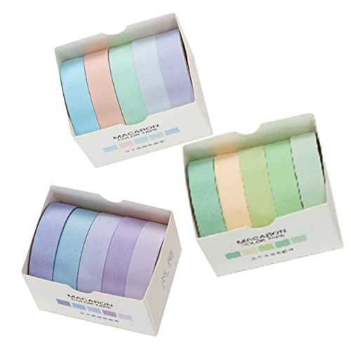 jojofuny 15 Rollen Washi Tape Dekorative Klebebänder für Scrapbooking Diy Handbücher Verpackungen Sanften Farben Hydrangea Blassgrün für Notizen und Projekte jojofuny 15 Rollen Washi Tape Dekorative Klebebänder für Scrapbooking Diy Handbücher Verpackungen Sanften Farben Hydrangea Blassgrün für Notizen und Projekte von jojofuny