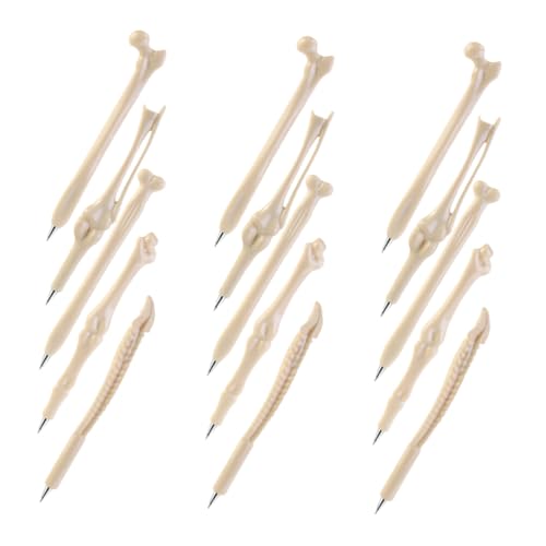 jojofuny 15 Stück Knochen Kugelschreiber Neuheit Briefpapier Schülern Briefpapier Spooky Kugelschreiber kreative Stifte Skelettgelstifte Spukballpoint Pen Abs Beige jojofuny 15 Stück Knochen Kugelschreiber Neuheit Briefpapier Schülern Briefpapier Spooky Kugelschreiber kreative Stifte Skelettgelstifte Spukballpoint Pen Abs Beige von jojofuny