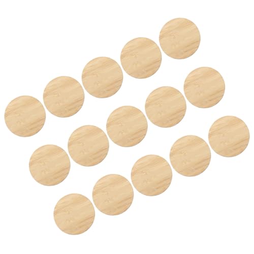 jojofuny 15 Stück Teiliges Runde Bambusrohlinge Unbemalte DIY Malplatten mit Glatter Oberfläche für Basteln und Kreative Handarbeiten jojofuny 15 Stück Teiliges Runde Bambusrohlinge Unbemalte DIY Malplatten mit Glatter Oberfläche für Basteln und Kreative Handarbeiten von jojofuny