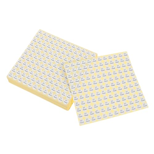 jojofuny 150 Blatt Runde Qc-passed-etiketten: Qc-passed-aufkleber – Selbstklebende Inspektionsetiketten Für Verpackung, Versand Und Lagerorganisation von jojofuny