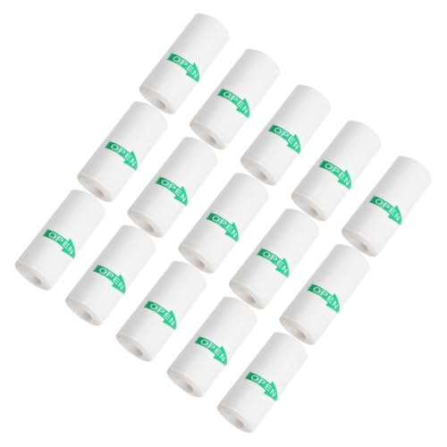 jojofuny 15Stücke Selbstklebendes Thermopapier für Mini Drucker Vielseitig Einsetzbare Thermoetiketten für Kreative Projekte und Notizen für DIY von jojofuny
