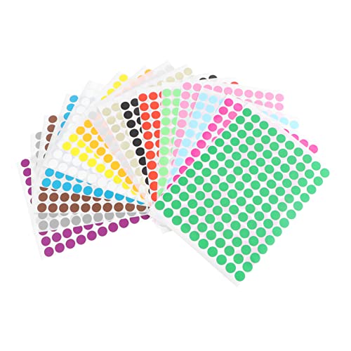 jojofuny 16 Blatt Aufkleber Selbstklebend Farben Mix Markierungspunkte Geschenketiketten Scrapbook Dekoration für Büro und Zuhause jojofuny 16 Blatt Aufkleber Selbstklebend Farben Mix Markierungspunkte Geschenketiketten Scrapbook Dekoration für Büro und Zuhause von jojofuny