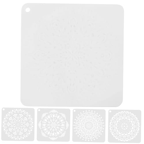 jojofuny 16 Blatt Diy Schablonen Set Mandala Schablonen für Kreative Wanddekoration Wiederverwendbare Vorlagen für Mehr für Familienaktivitäten von jojofuny
