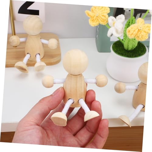 jojofuny 16 Stck. Teiliges Unbemalte Kleine Holzfiguren zum Bemalen Diy Holzpuppen für Bastelprojekte Handliche Holzfiguren für Kreative Wanddekoration und Pädagogisches jojofuny 16 Stck. Teiliges Unbemalte Kleine Holzfiguren zum Bemalen Diy Holzpuppen für Bastelprojekte Handliche Holzfiguren für Kreative Wanddekoration und Pädagogisches von jojofuny