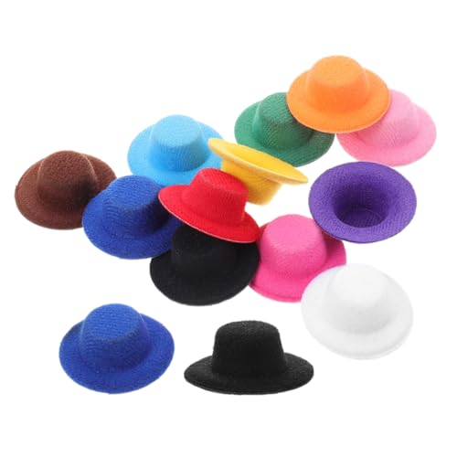 jojofuny Craft Mini Hat Collection 16-teiliges Stoff-Puppen-kopfbedeckungs-weihnachtshut Für Projekte Partyzubehör Dekoration jojofuny Craft Mini Hat Collection 16-teiliges Stoff-Puppen-kopfbedeckungs-weihnachtshut Für Projekte Partyzubehör Dekoration von jojofuny