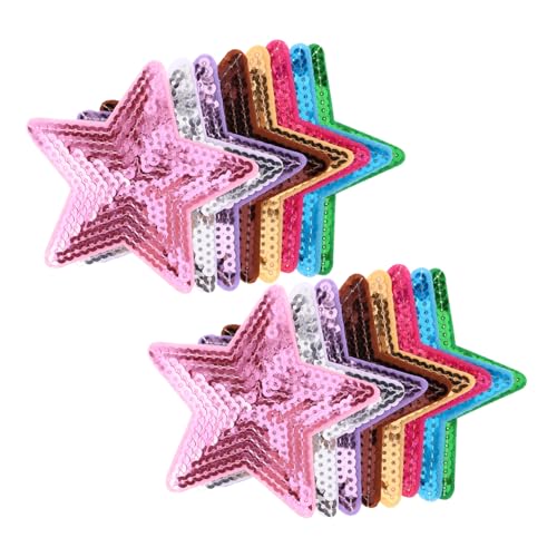 jojofuny 16 Stück Stern-pailletten-stickerei-patches Zum Aufbügeln Auf Fünfzackige Sterne, Kleidungsflicken Für Kleidung, Hüte, Jeans, Diy-bastelbedarf jojofuny 16 Stück Stern-pailletten-stickerei-patches Zum Aufbügeln Auf Fünfzackige Sterne, Kleidungsflicken Für Kleidung, Hüte, Jeans, Diy-bastelbedarf von jojofuny