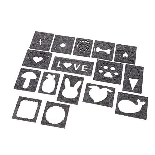 jojofuny 16 Stück Teiliges Einzigartiger Filzschablonen für Diy Handwerk Vielseitige Formen für Nadelfilz für Kreative Projekte mit Kindern und Schule jojofuny 16 Stück Teiliges Einzigartiger Filzschablonen für Diy Handwerk Vielseitige Formen für Nadelfilz für Kreative Projekte mit Kindern und Schule von jojofuny