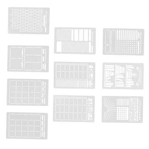 jojofuny 16 Stück Teiliges Journal-schablonen Langlebigem Pet-material Vielseitig für Diy-zeichnen und Malen Kompatibel mit Verschiedenen Schreib Zeichenwerkzeugen für Scrapbooking und jojofuny 16 Stück Teiliges Journal-schablonen Langlebigem Pet-material Vielseitig für Diy-zeichnen und Malen Kompatibel mit Verschiedenen Schreib Zeichenwerkzeugen für Scrapbooking und von jojofuny