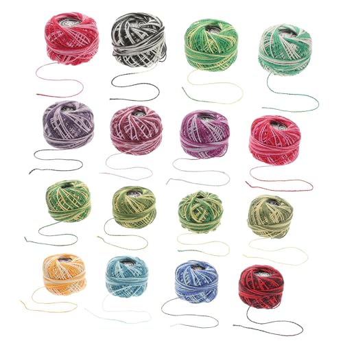 jojofuny 16Rolle Stickgarn Set Baumwollfäden für Kreuzstich und Stickerei für DIY Projekte mit Freunden und Familie pro und Vielseitig jojofuny 16Rolle Stickgarn Set Baumwollfäden für Kreuzstich und Stickerei für DIY Projekte mit Freunden und Familie pro und Vielseitig von jojofuny