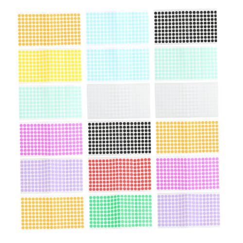 jojofuny 18 Blatt Markierungsaufkleber Praktische Klassifizierungs Etiketten Selbstklebende Kleine Punkte Sticker für Büro Zuhause und Organisation Zufällige Farbe Zufällige Farbe jojofuny 18 Blatt Markierungsaufkleber Praktische Klassifizierungs Etiketten Selbstklebende Kleine Punkte Sticker für Büro Zuhause und Organisation Zufällige Farbe Zufällige Farbe von jojofuny