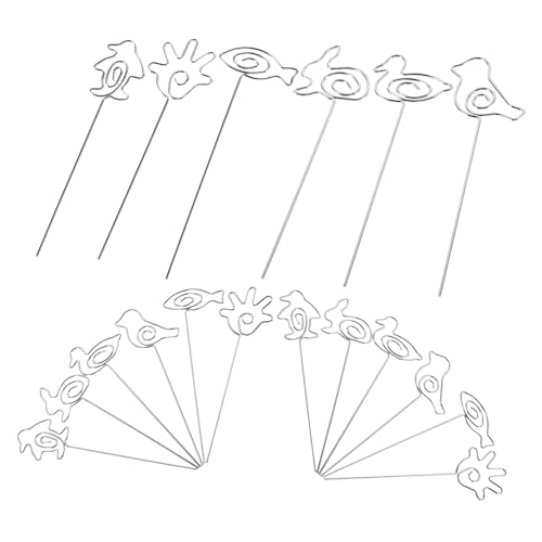 jojofuny 18 Stück Teiliges DIY Metall Kartenhalter Handgefertigte Clips für Tischkarten Notizen und Fotos Kreative Büro und Wohnaccessoires zur Individuellen Gestaltung von jojofuny