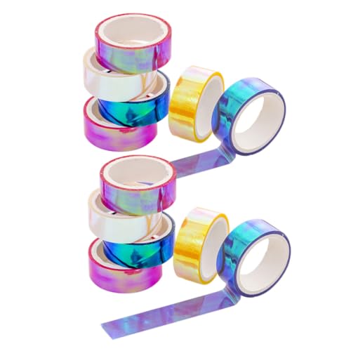 jojofuny 18 Stück Teiliges Farbverlauf Washi Tape Metallic Klebeband für Basteln Scrapbooking Journal DIY Handwerk Bunte Masking Tapes Vielseitig Einsetzbar Kreative Dekoration jojofuny 18 Stück Teiliges Farbverlauf Washi Tape Metallic Klebeband für Basteln Scrapbooking Journal DIY Handwerk Bunte Masking Tapes Vielseitig Einsetzbar Kreative Dekoration von jojofuny
