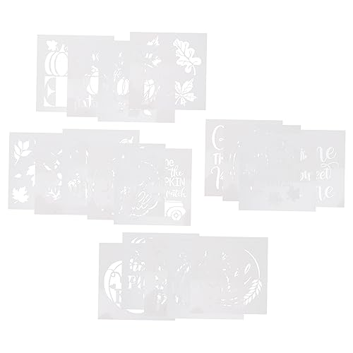 jojofuny 18 Stück Teiliges Premium Malvorlagen Wiederverwendbare Kunstschablonen für Diy Projekte und Wandgestaltung jojofuny 18 Stück Teiliges Premium Malvorlagen Wiederverwendbare Kunstschablonen für Diy Projekte und Wandgestaltung von jojofuny