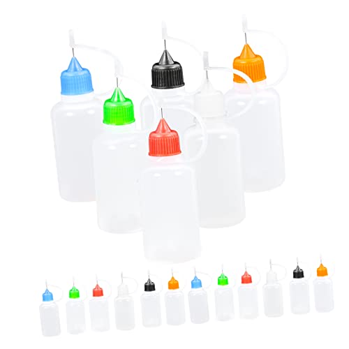 jojofuny 18Stücke Präzisionsspitzen Applikatorflasche Squeeze Flasche für Bastelkleber für DIY Handwerk und Reparaturen mit Verschiedenen Farbdeckeln jojofuny 18Stücke Präzisionsspitzen Applikatorflasche Squeeze Flasche für Bastelkleber für DIY Handwerk und Reparaturen mit Verschiedenen Farbdeckeln von jojofuny