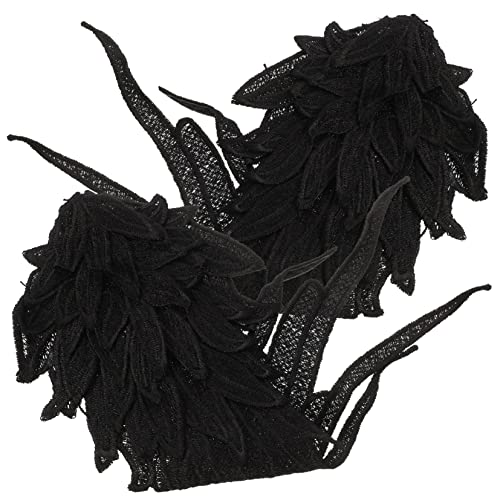 jojofuny 1Paar Engelsflügel Patch Für Kleidung Gestickte Dekorationen DIY Aufnäher Für Jacken Schuhe Und Kunsthandwerk Hautfreundlich Und Langlebig von jojofuny