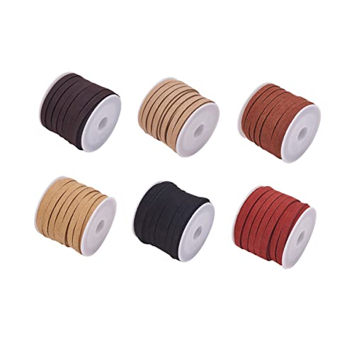 jojofuny 1Packung DIY Armband Gewebtes Material Kunstwildleder Schnur Farben für Schmuckherstellung Handgefertigte Armbänder und Bastelprojekte von jojofuny