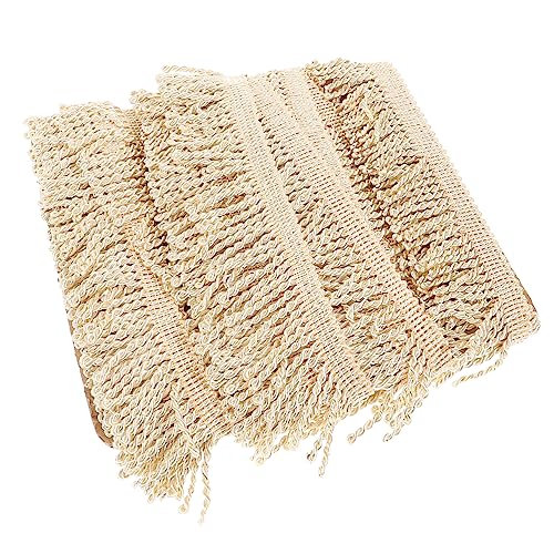 jojofuny 1Rolle Fransen Quaste Dekoratives Nähmaterial Für Vorhänge DIY Basteln Troddel Für Bekleidungs Und Wohnaccessoires Hellgold jojofuny 1Rolle Fransen Quaste Dekoratives Nähmaterial Für Vorhänge DIY Basteln Troddel Für Bekleidungs Und Wohnaccessoires Hellgold von jojofuny