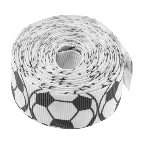 jojofuny 1Rolle Fußball Dekoband Verschleißfestes Geschenkband für Fußballpartys und Dekoration für DIY und Überraschungen jojofuny 1Rolle Fußball Dekoband Verschleißfestes Geschenkband für Fußballpartys und Dekoration für DIY und Überraschungen von jojofuny