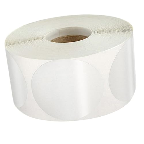 jojofuny 1Rolle Runde Transparente Aufkleber Selbstklebend Vielseitig Einsetzbar für Büro und Markieren und Organisieren jojofuny 1Rolle Runde Transparente Aufkleber Selbstklebend Vielseitig Einsetzbar für Büro und Markieren und Organisieren von jojofuny